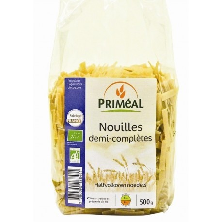 Nouilles Demi-Complètes Bio - 500gr - Priméal