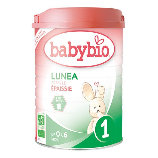 Babybio Lunea 1 Lait pour Nourrissons Bio Épaissi de 0 à 6 Mois 900g pas  cher