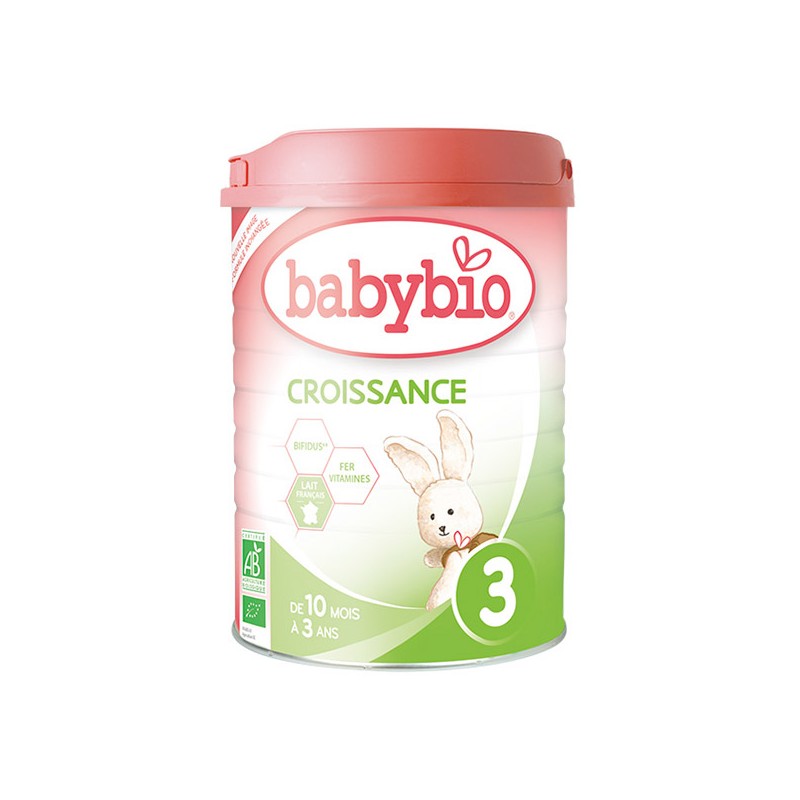 Babybio Croissance, lait infantile bio en poudre - Babybio-900g