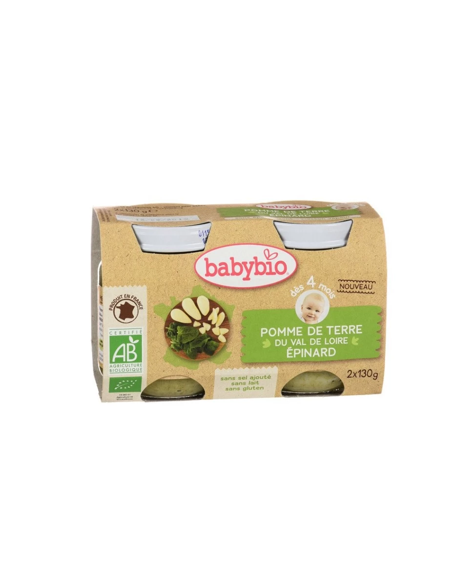 Pomme de Terre Haricot Verts de Vendée - 2 x 130g - Babybio