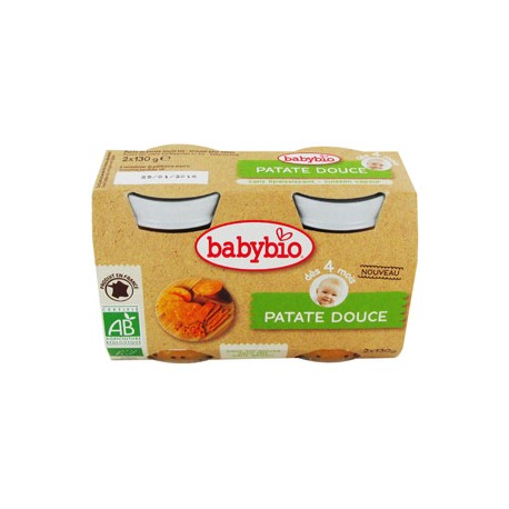 Patate Douce - 2 x 130g - Babybio