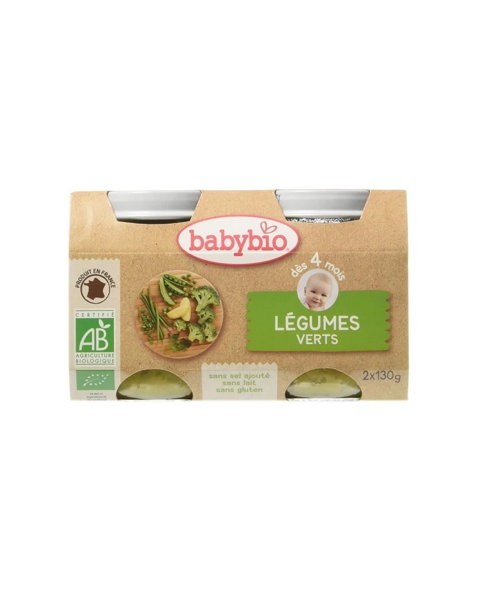 Légumes Verts - 2 x 130g - Babybio