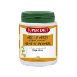 Argile Verte Montmorillonite Menthe Poivré- Digestion - Comprimés - SuperDiet