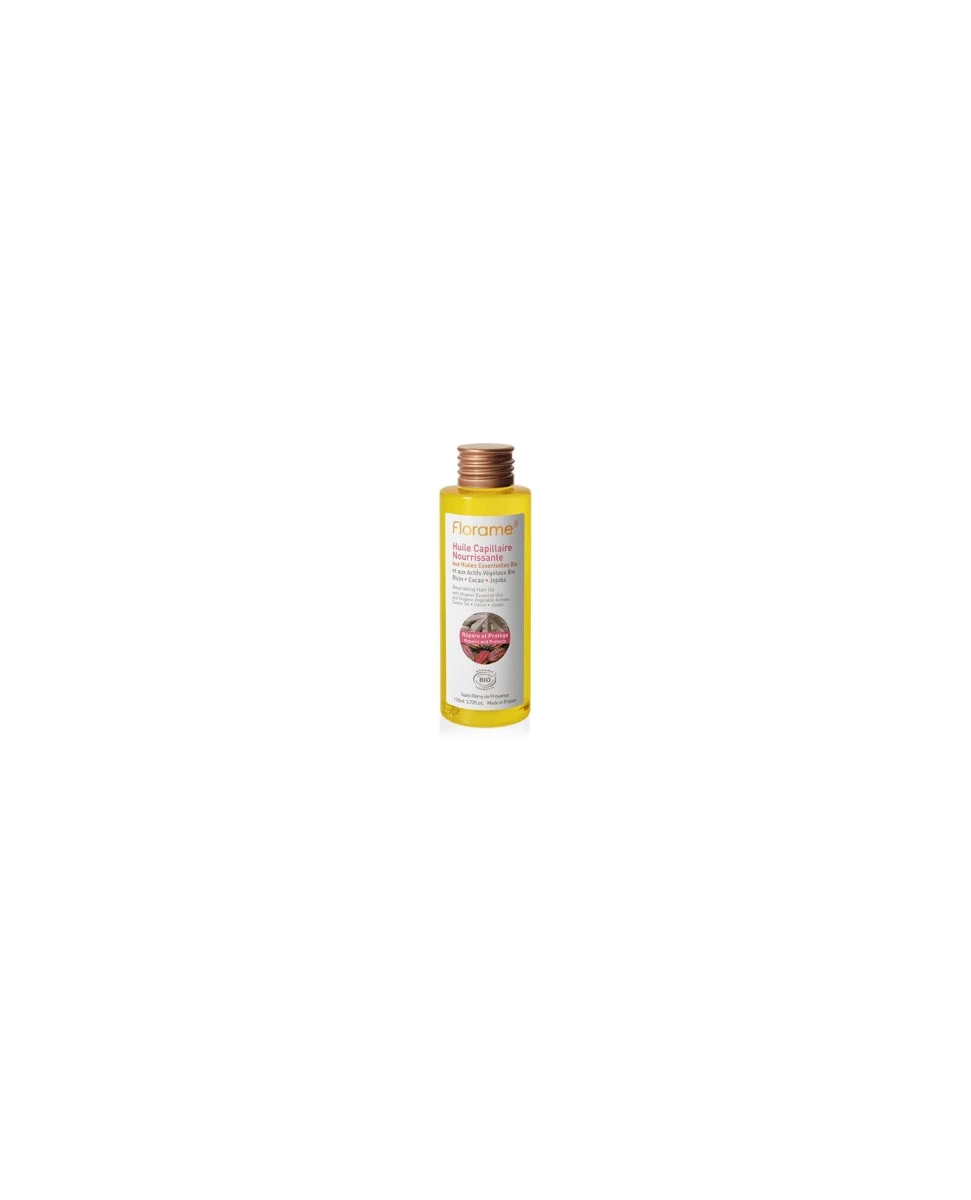 Huile Capillaire Nourrissante aux HE Bio - 110ml - Florame