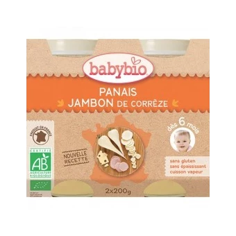 Pomme de Terre du Val de Loire, Tomate et Cabillaud - 2x200g - Babybio