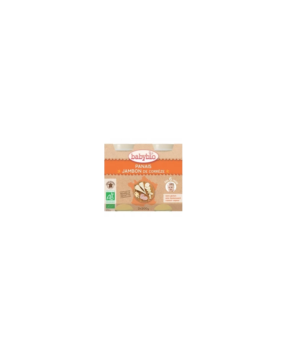 Pomme de Terre du Val de Loire, Tomate et Cabillaud - 2x200g - Babybio