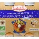 Compotée de Carotte des Landes, Tomate, Pâtes - 2x200g - Babybio