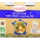 Petit Pois, Maïs Doux d'Aquitaine, Riz- 2x200g - Babybio