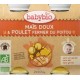 Maïs Doux et Poulet Fermier du Poitou - 2x200g - Babybio