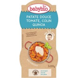 Patate Douce, Tomate, Colin et Quinoa - 2x200gr - Babybio