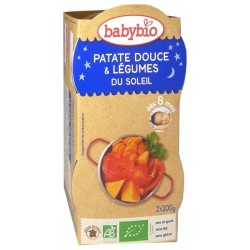 Patate Douce et Légumes du Soleil - 2x200gr - Babybio