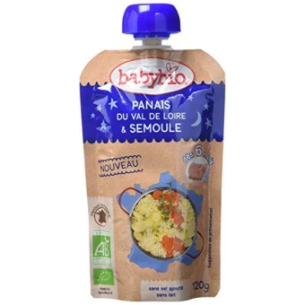 Panais du Val de Loire et Semoule  - 120gr - Babybio
