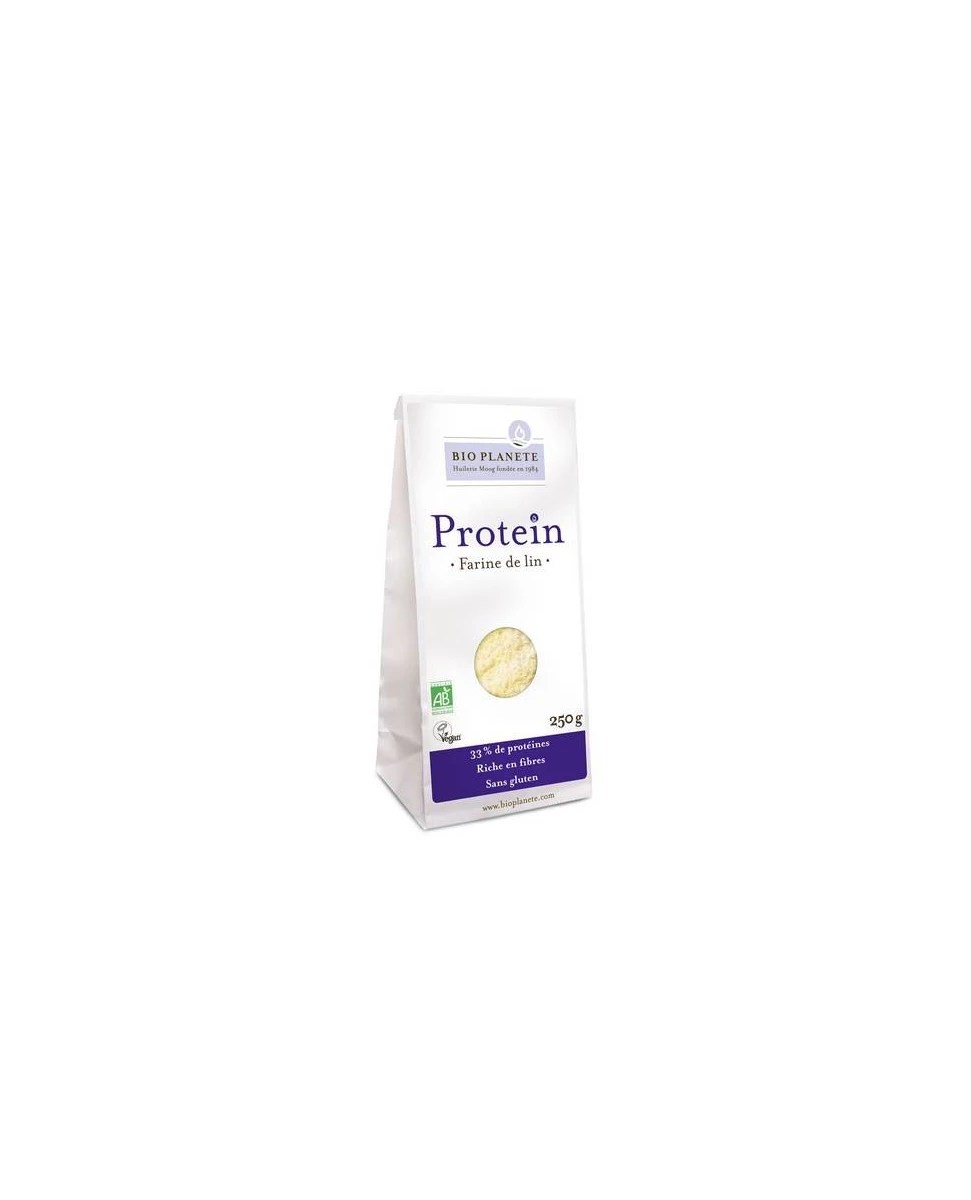 Protein, Farine de Lin - 250gr - Bio Planete
