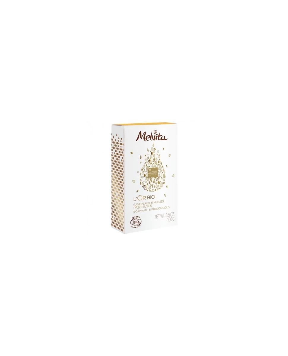L'Or Bio Savon aux 5 Huiles Précieuses - 100gr - Melvita