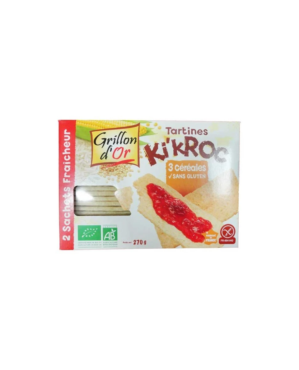 Tartine Ki'kroc Bio - 270gr - Grillon d'Or