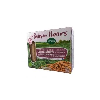 Tartine Bio Craquantes aux Pois Chiches - 150gr - Le Pain Des Fleurs