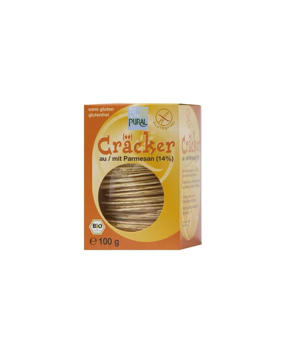 Cracker parmesan Bio - 100gr - Pural
