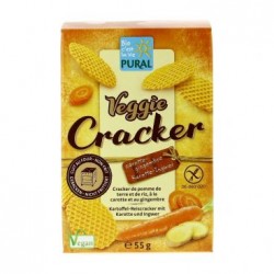 Veggie Cracker Carotte Gingembre Bio - 55gr - Pural