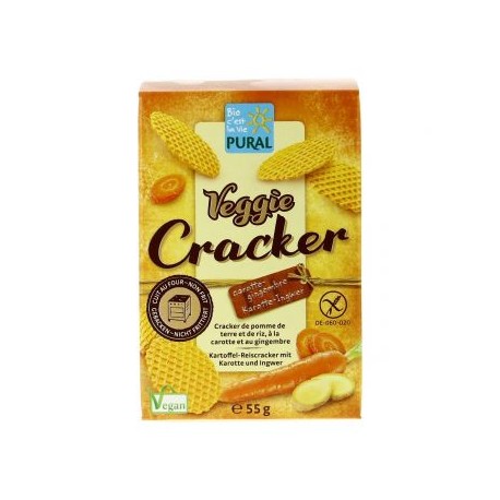 Veggie Cracker Carotte Gingembre Bio - 55gr - Pural