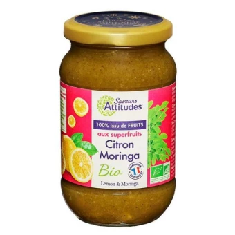 Préparation de Fruits Citron & Moringa Bio - 310gr - Saveurs Attitudes