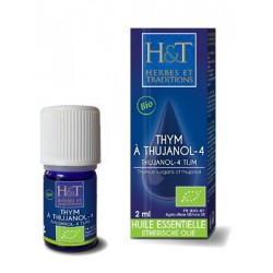 Huile Essentielles Bio de Thym à Thujanol-4 - 2ml - Herbes et Traditions