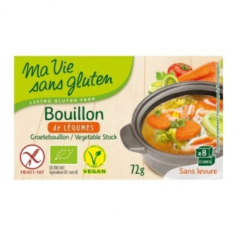Bouillon de Légume Bio - 72gr - Ma Vie Sans Gluten