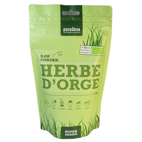 Poudre d'Herbe d'Orge - Purasana - 200g