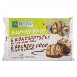 6 Rochers Choco au Goût Chocolat - 250gr - Damhert Nutrition