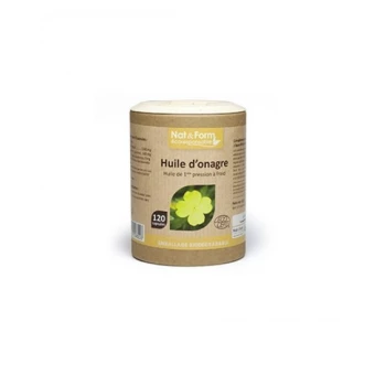 Huiles de d'Onagre - 120 Capsules - Nat & Form