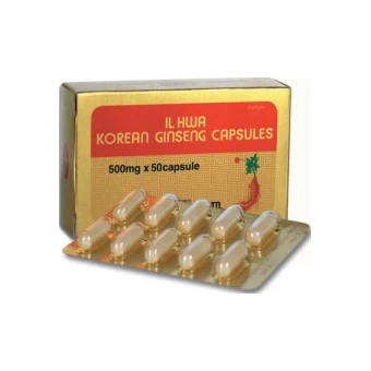 Il HWA Korean Ginseng - 500mg x 50 Capsules - Api-Nature