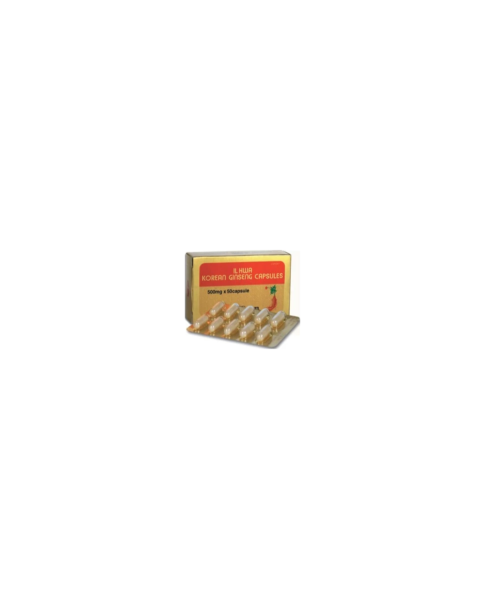 Il HWA Korean Ginseng - 500mg x 50 Capsules - Api-Nature