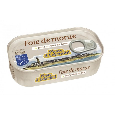 Foie de Morue 121g -Phare d'Eckmühl