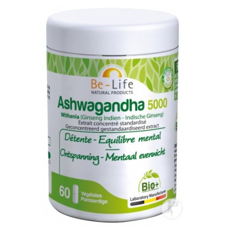Ashwagandha 5000 Bio - 90 gélules - Be-Life
