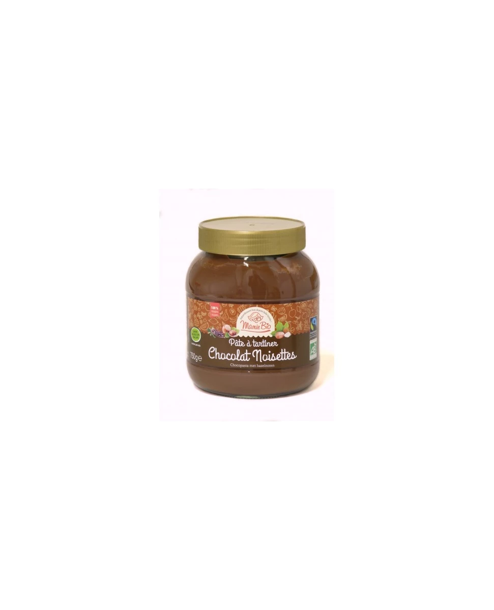 Ma Pâte à tartiner Chocolat Noisettes - 350g - Mamie Bio