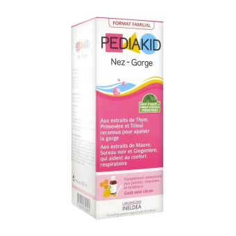 Pediakid Nez - Gorge - 250mL - Laboratoire Ineldea
