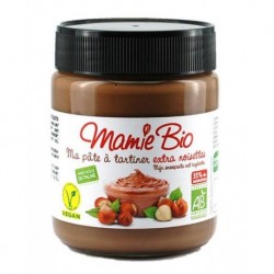 Ma Pâte à tartiner Chocolat 35% Noisettes Sans Gluten - 270g - Mamie Bio