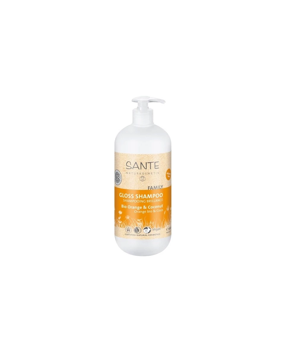Shampooing Brillance Bio Orange et Coconut - 950ml -  Santé Naturkosmetik