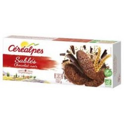 Sablés Chocolat Noir - 132gr - Céréalpes