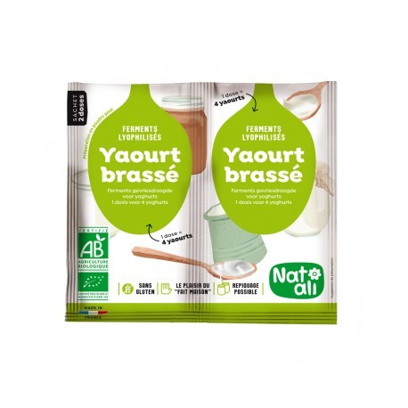 Yaourt Brassé - 2x6gr - Nat-Ali