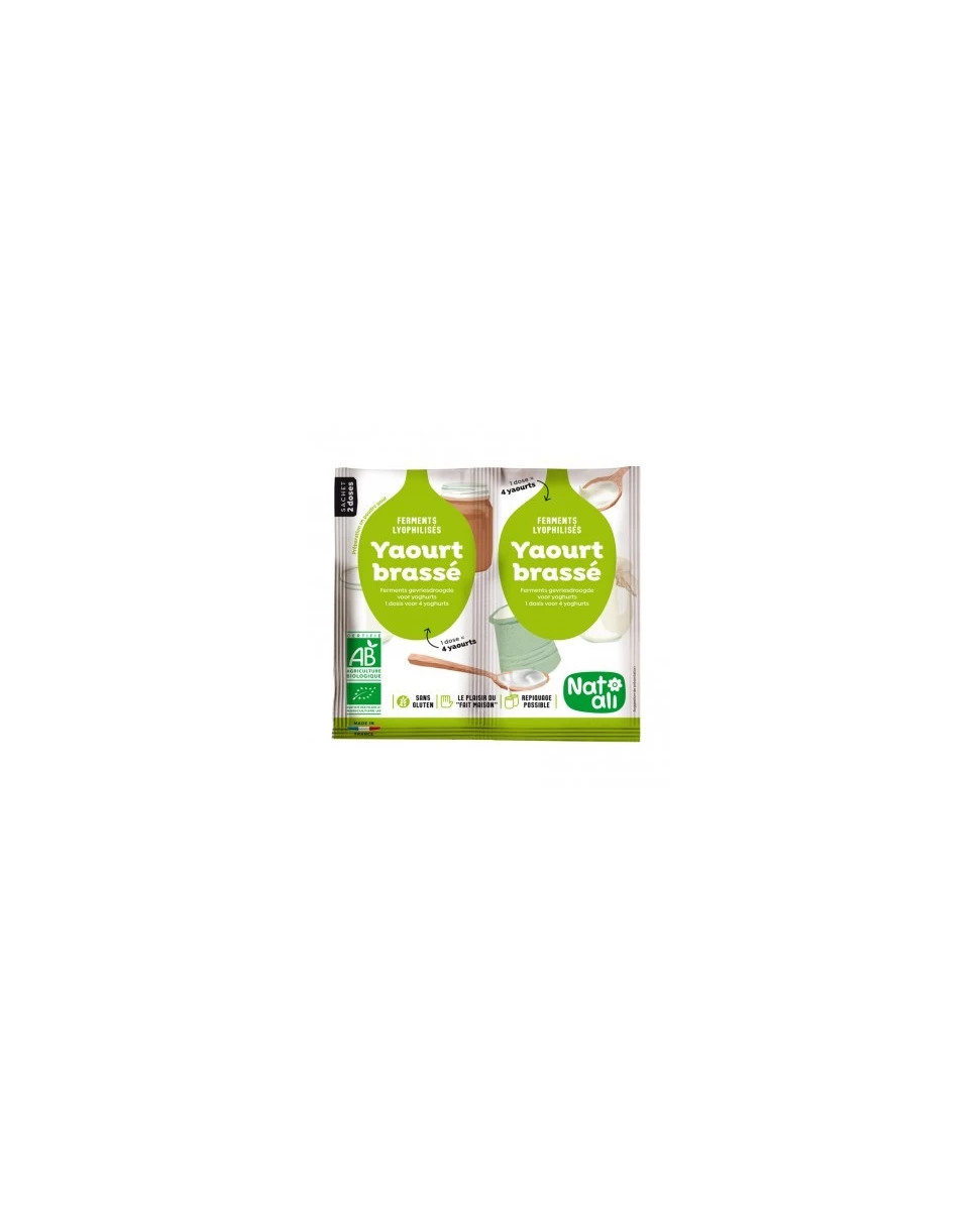Yaourt Brassé - 2x6gr - Nat-Ali