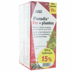 Floradix Fer + Plantes - 2x250ml -15% - Salus