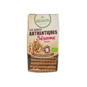 Les Sablés Authentiques Sésame 175g-Bisson