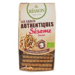 Les Sablés Authentiques Sésame 175g-Bisson