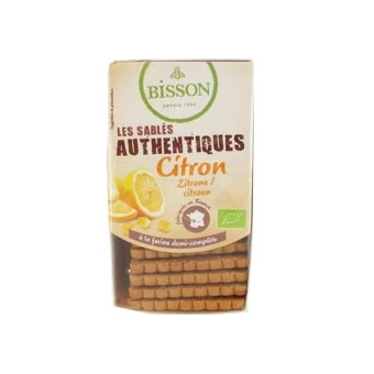 Les Sablés Authentiques Citron 183g-Bisson