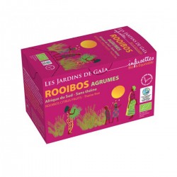 Rooibos Agrumes - 20 Infusettes - Les Jardins de Gaia