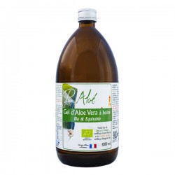 Gel d'Aloe Vera à Boire Bio et Equitable - 1000ml - Pur Aloé