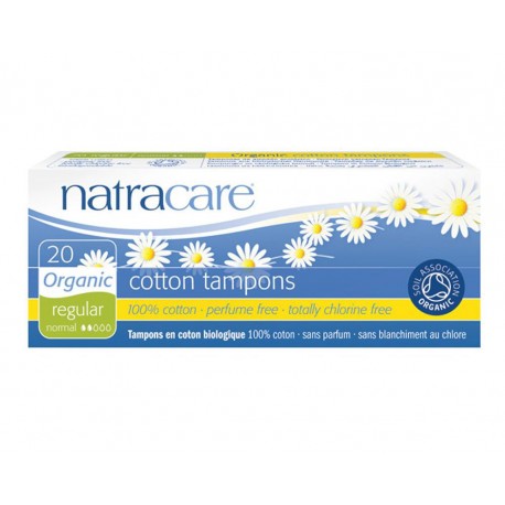 Cotton Tampons Regular - 20 pièces - Natracare