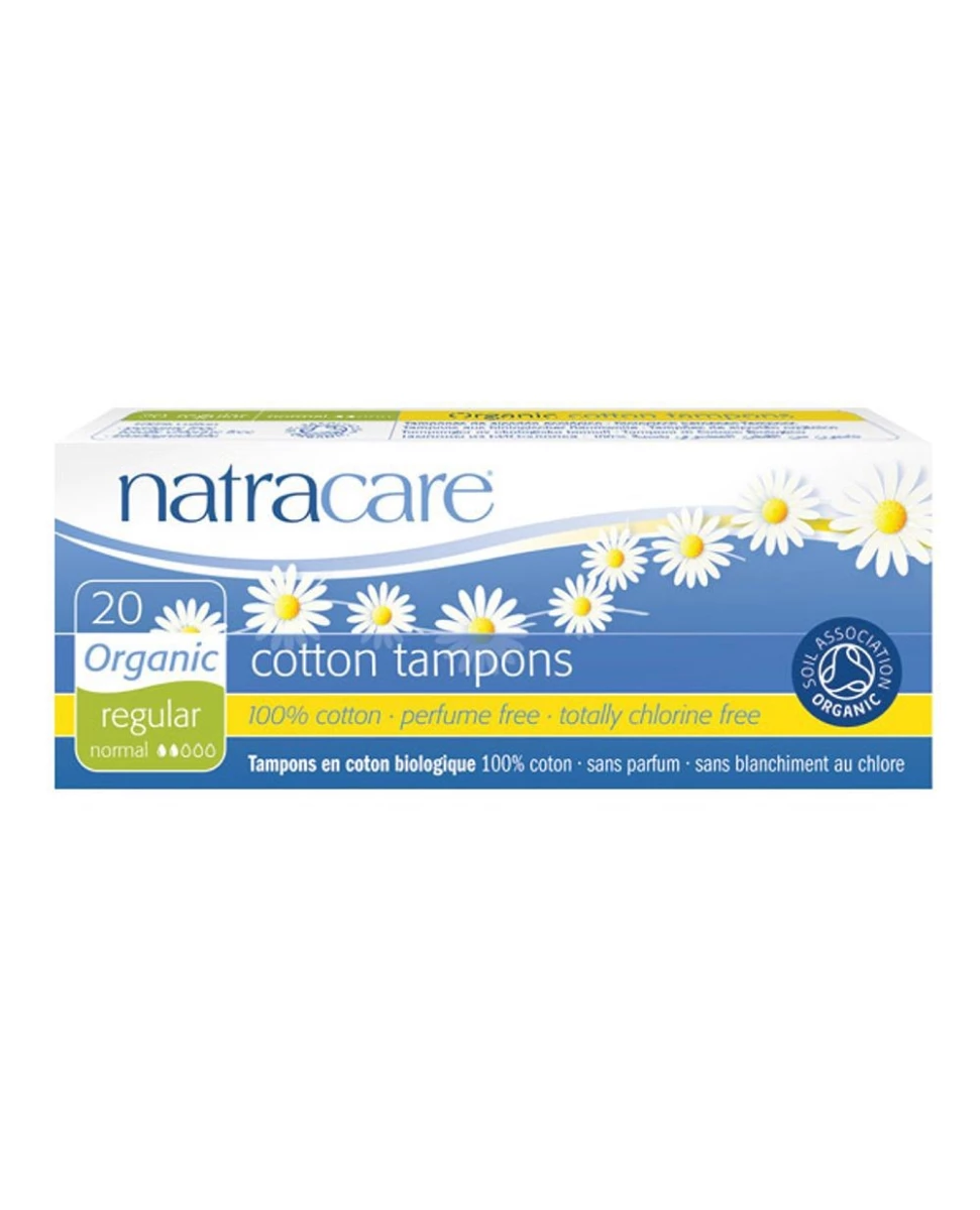 Cotton Tampons Regular - 20 pièces - Natracare