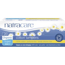 Cotton Tampons Super - 20 pièces - Natracare