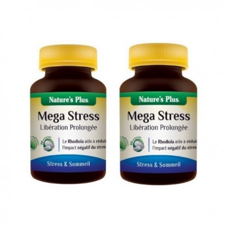 Lot de 2 Boites de Méga Stress - 30 Comprimés - Nature's Plus
